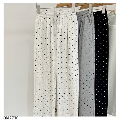 QM7730 QUẦN NỮ CHẤM BI CẠP CHUN