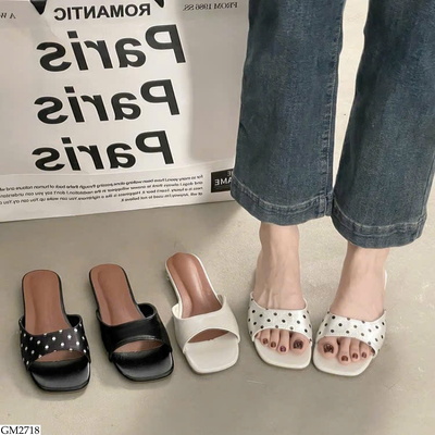 GM2718 DÉP LÊ MŨI VUÔNG CHO NỮ