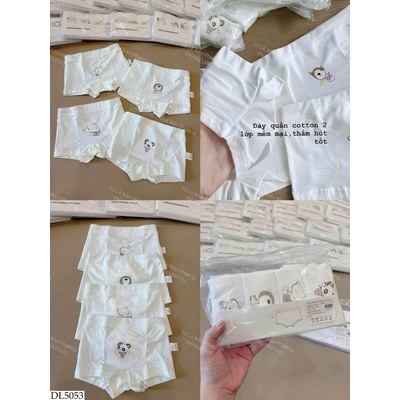 DL5053 SET 4 QUẦN CHIP CHO BÉ GÁI