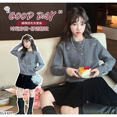 SG4409 SET LEN XÁM GẮN NƠ MIX CV XẾP LY ĐEN