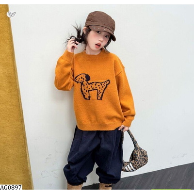 AG0897 ÁO LEN CÚN CAM SZ ĐẠI