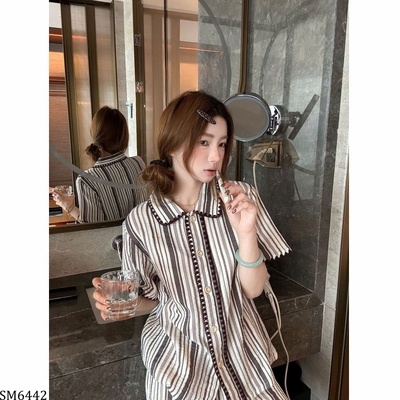 SM6442 BỘ MẶC NHÀ KẺ CHO NỮ