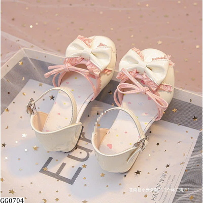 GG0704 SANDAL NƠ CÔNG CHÚA BÉ GÁI