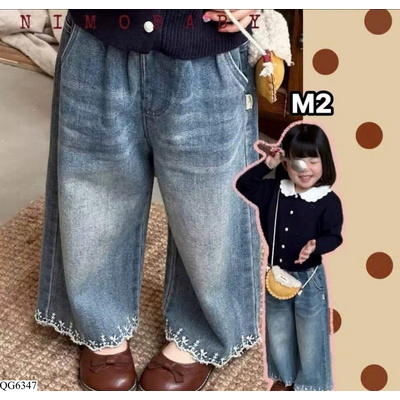 QG6347 BST QUẦN JEANS XINH CHO BÉ GÁI